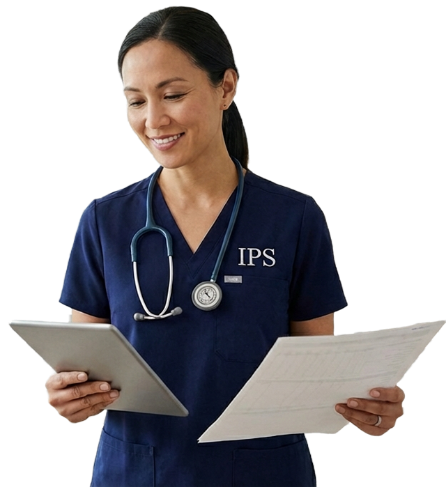 Infirmière IPS utilisant la réceptionniste IA Zenicall pour automatiser les tâches administratives de sa clinique au Québec